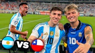 REACCIONES DE UN HINCHA Argentina vs Chile 1-0 Copa América 2024