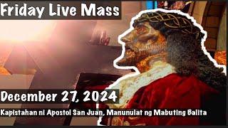 Quiapo Church Live Mass Today December 27, 2024 Friday