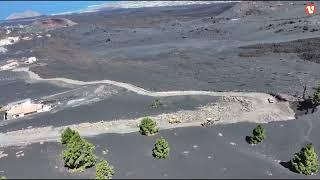 Volcán de La Palma a vista de dron 36 meses después de la erupción