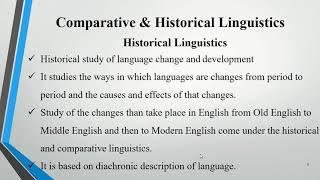 Branches of Linguistics