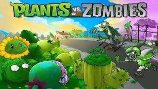 Plants Vs Zombies Green Mod Gameplay