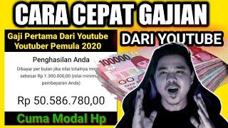 Cara Cepat Dapat Gaji dari Youtube | Gaji Youtuber Pemula