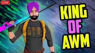 KING OF AWM : BGMI LIVE | GTXPREET PUBG LIVE