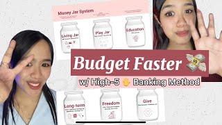 How to Budget Fast | Money Jar  | High 5 Banking