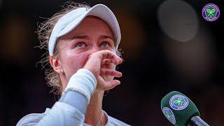 Emotional Tribute to Jana Novotna | Barbora Krejčíková | Post-Match Interview | Wimbledon 2024