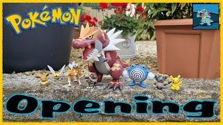 Jazwares Pokémon Wave 18 Figure Opening! (Ninjask, Perrserker, Lycanroc, Poliwhirl & Tyrantrum)