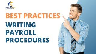 Writing Payroll Procedure | Compliance Prime | Vicki Lambert