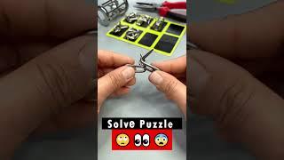 Magic Metal Ring Puzzles #puzzles #solved #unlock #hanayama #toys #trending #short #shorts