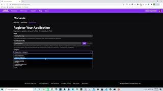 How To Create Twitch API Credentials