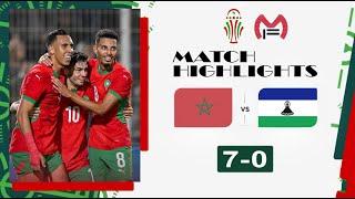 Hight Lights | Morocco vs Lesotho in Africa Cup of Nations Qualifiers