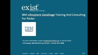 IBM Infosphere DataStage Training And Consulting For Parker