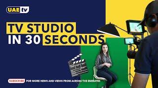 BUILDING A TV STUDIO IN 30 SECONDS | UAE TV