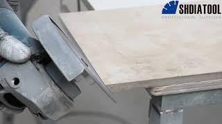 SHDIATOOL Diamond Cutting Grinding Disc for Granite Ceramic Hexgonal Double Sided Saw Blade M14