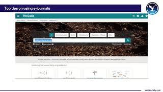 Top tips on using the RAeS e-journals collection