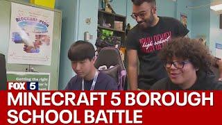 Minecraft 5 borough school battle