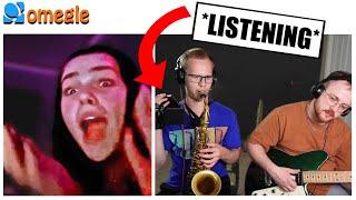 Sax/Guitar Duo Play Songs by EAR on Omegle