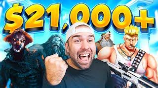 $21,000 CASHOUT HITTING CRAZY RECORD WINS!