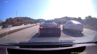 Frightening road rage incident caught on dashcam video on 101 Freeway