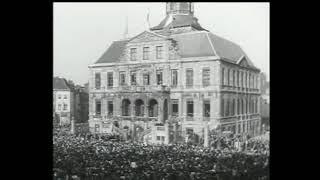 The return of Queen Wilhelmina to Maastricht after the Second World War (Newsreel)