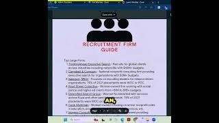 Where can I find a list of recruitment firms and agencies?