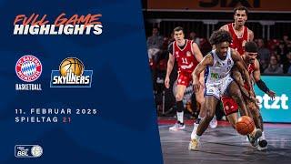 FC Bayern München Basketball vs. Skyliners - Full Game Highlights - Spieltag 21, 2024/25