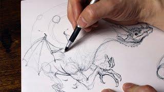 How To Draw Confidently with A Ballpoint Pen