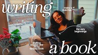 WRITE A BOOK WITH ME  the beginning of writing a fantasy novel | a writing vlog