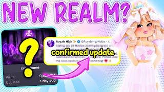 BARBIE IS UPDATING REALMS? | Royale High Roblox