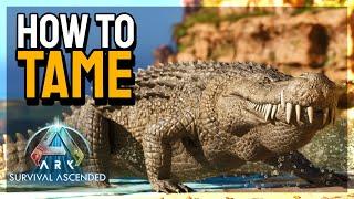 How To Tame The NEW Deinosuchus + Abilities in ARK: Survival Ascended [ASA]