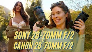 SONY 28-70 F/2.0 VS CANON 28-70 F/2.0 Comparison