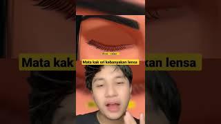 MATA KAK SRI KEBANYAKAN MEMAKAI LENSA #viral #shortsviral