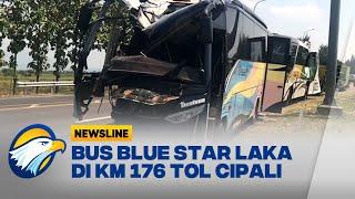 Lagi! Laka Tunggal Bus di Cipali, 1 M3ningg4l - [Newsline]