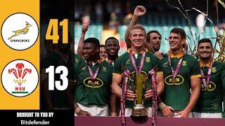 SPRINGBOKS DOMINATE WALES! | South Africa vs Wales Review
