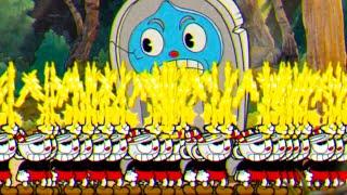Cuphead + DLC - All Bosses with Cuphead Army