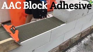 AAC Block Adhesive (Chemical) Application