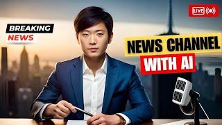 How To Create A News Channel With AI - AI News Video Generator  | Free & Earn Money 