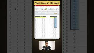 Day 06 | Page Scale in Ms Excel #Msexcel #excel #exceltips #exceltutorial