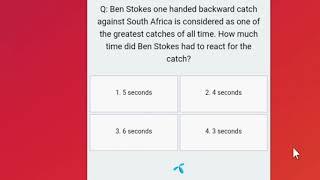 Ben Stokes take one handed catch vs South Africa, how much time Ben had to reach catch ?