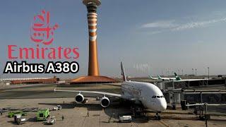 JEDDAH - DUBAIAIR BUS A380 EMIRATES AIR LINE [FULL FLIGHT REPORT] +  LOUNGEECONOMY CLASS