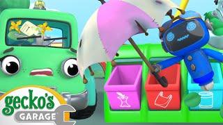 The Recycling Treasure Hunt! | Gecko's Animal Pals | Animal & Vehicle Cartoons | Cartoons for Kids