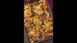 One Pan Autumn Chicken Dinner