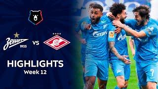Highlights Zenit vs Spartak (7-1) | RPL 2021/22