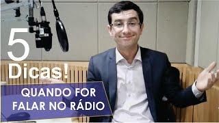 Quando For Falar no Rádio 5 dicas para falar no rádio