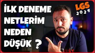 LGS İlk Deneme Netlerim Düşük LGS Netlerim Nasıl Artar? LGS 2024