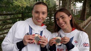 Interview with GB diving medalists Yasmin Harper and Scarlett Mew Jensen  Paris 2024 Olympics