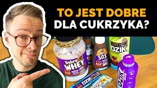 Testuję produkty WK DZIK | Produkty bez cukru, batony proteinowe - dobre dla cukrzyków? | Nie słodzę