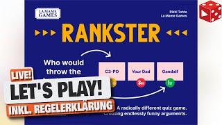 Rankster - Live Let's Play inklusive Regelerklärung mit Matthias von CoBo, Flo & Ben