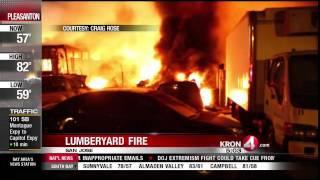 VIDEO: Crews Fighting Commercial Fire in San Jose