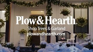 Detailed, Realistic Holiday Garland and Wreathes from Plow & Hearth  #christmasdecor #christmas