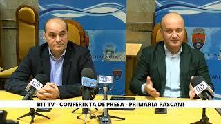 BIT TV LIVE - CONFERINTA DE PRESA PRIMARIA PASCANI, 14 NOIEMBRIE 2024